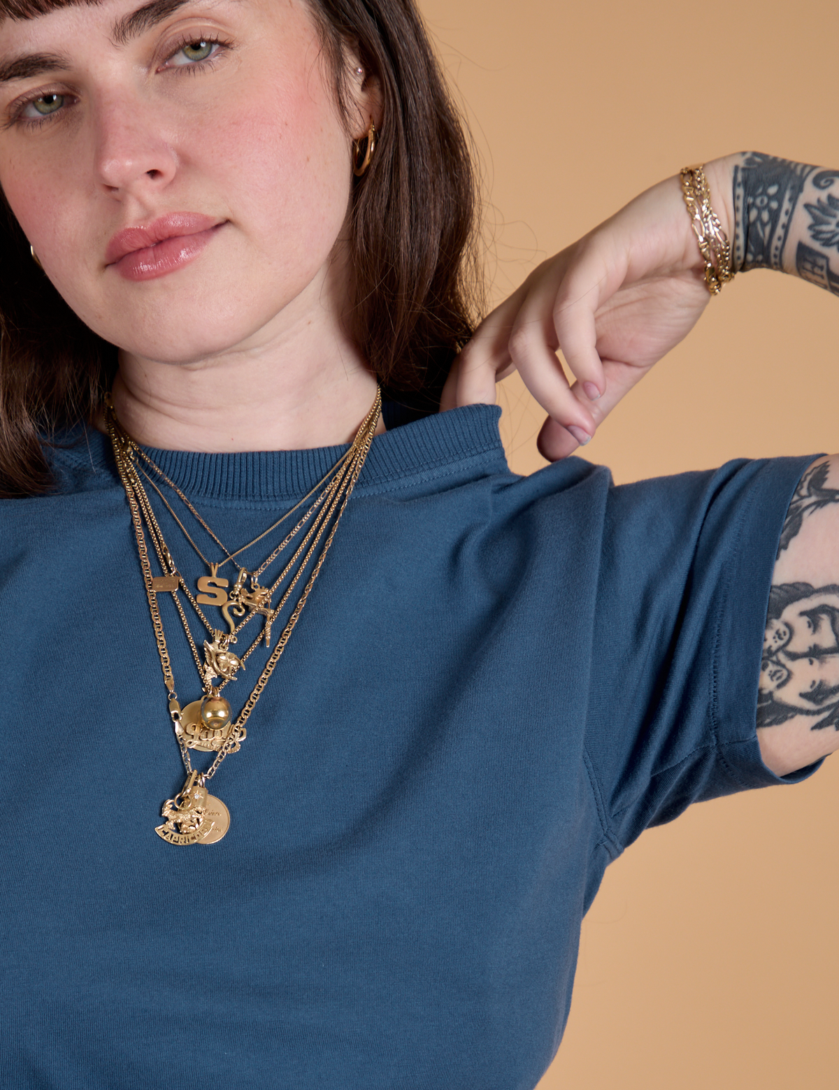 The Organic Vintage Tee - French Blue