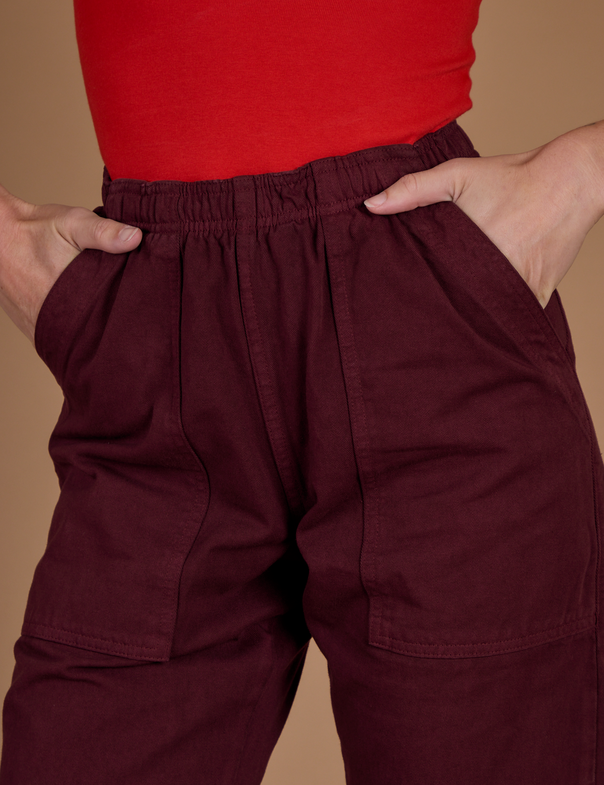 Action Pants - Red Wine