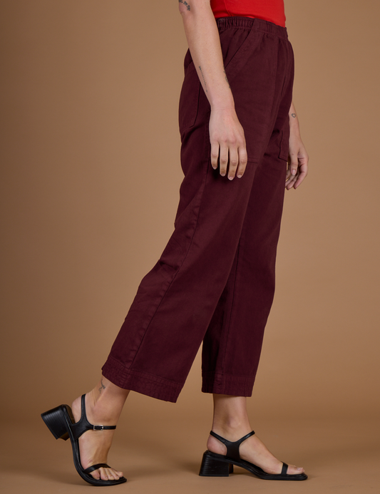 Action Pants - Red Wine