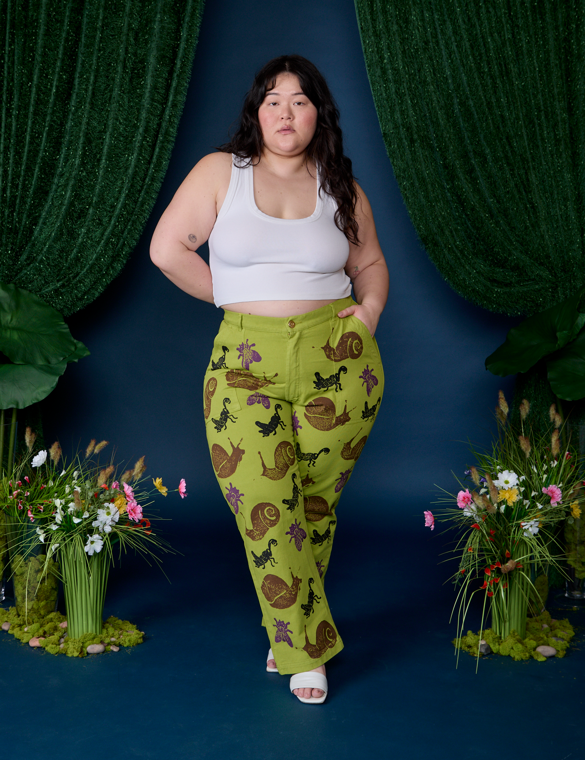 Paintstamped Work Pants - Big Bug *FINAL SALE*