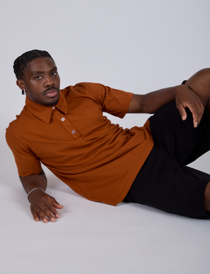 Classic Polo - Burnt Terracotta