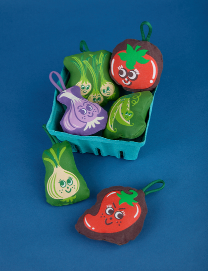 Veggie Plushies