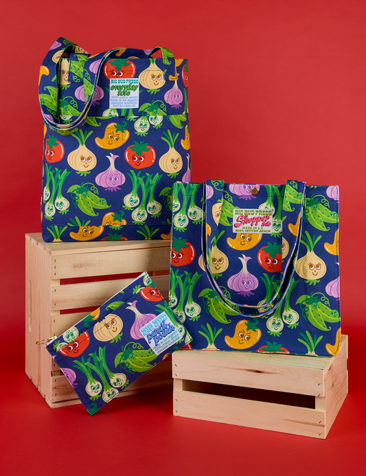 Veggie Village Printed Bags