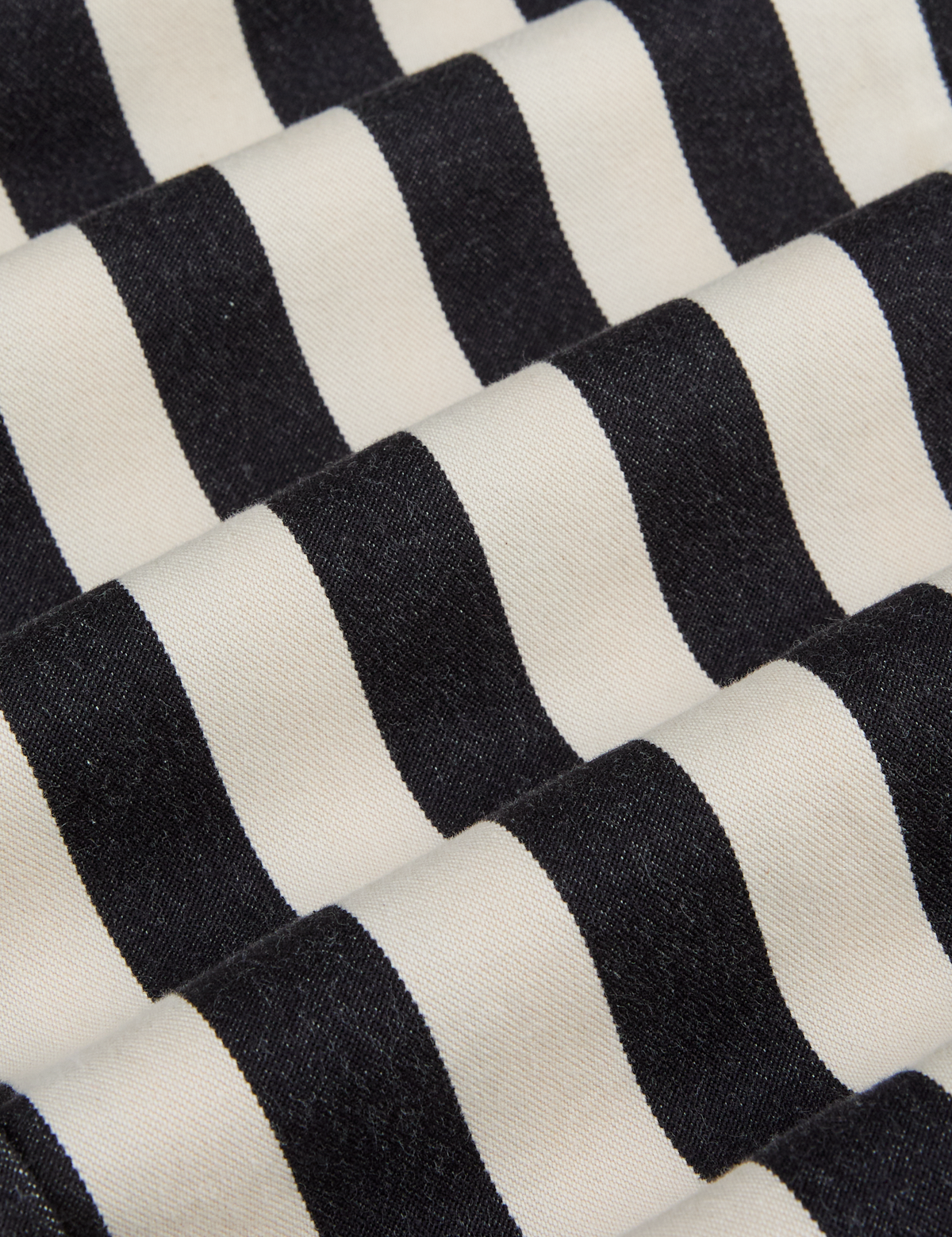 Black Stripe Work Pants - Natural