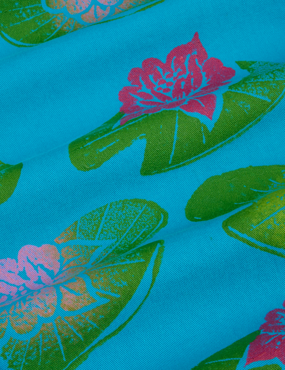 Paintstamped Work Pants - Lilypad *FINAL SALE*