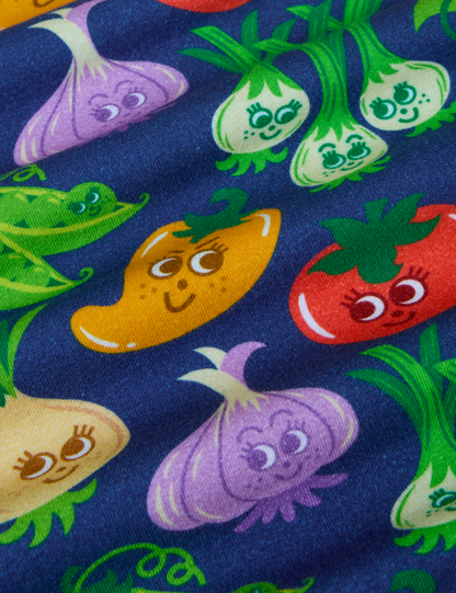 Veggie Village Cropped Baby Tee