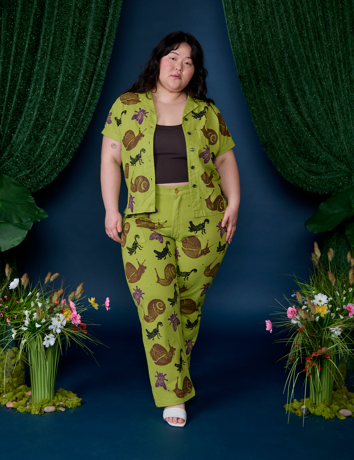 Paintstamped Work Pants - Big Bug *FINAL SALE*