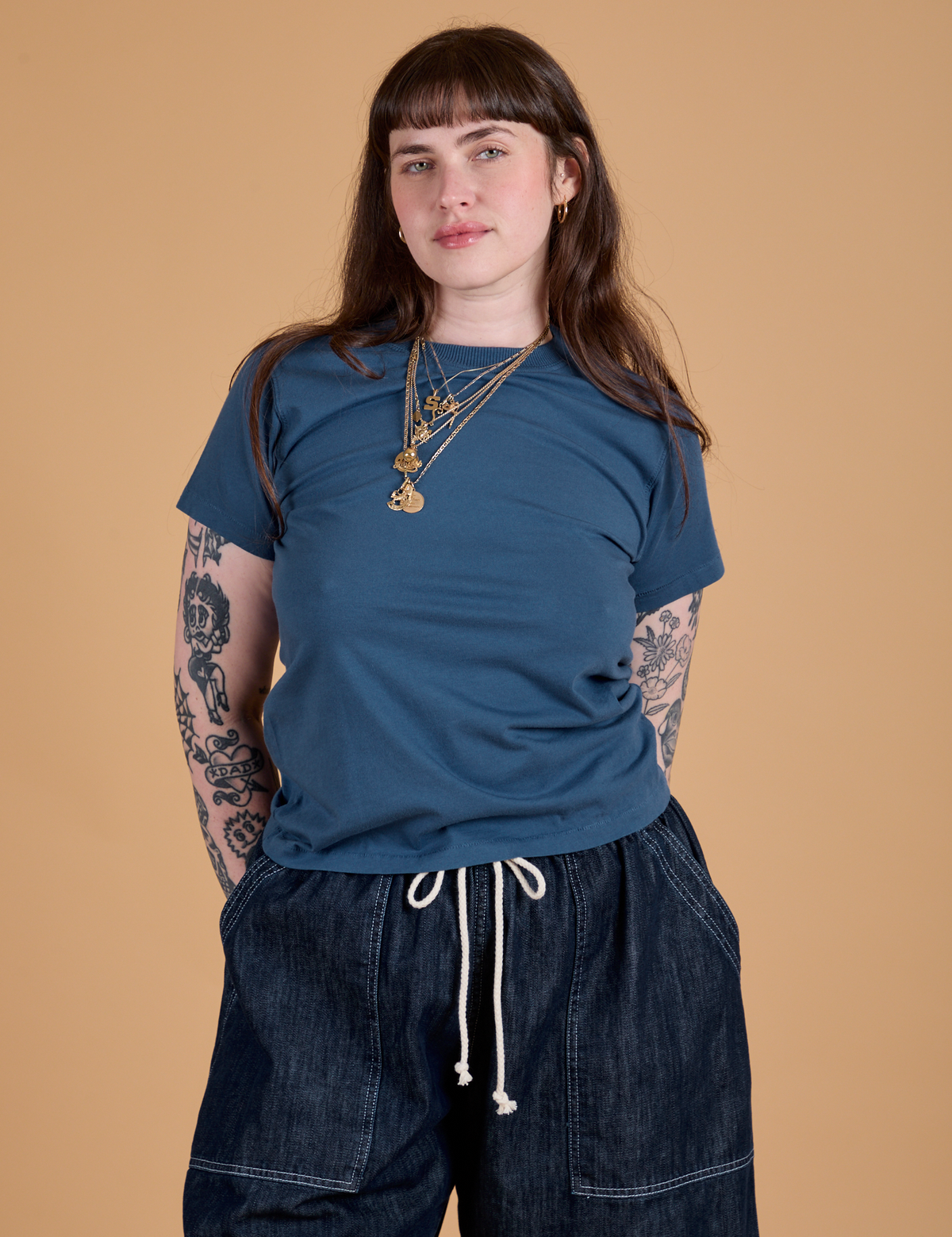 The Organic Vintage Tee - French Blue