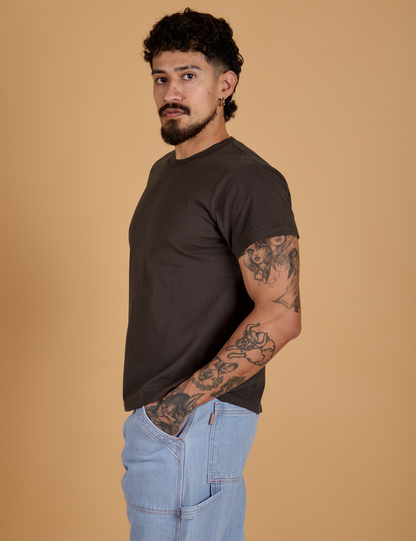 The Organic Vintage Tee - Espresso Brown