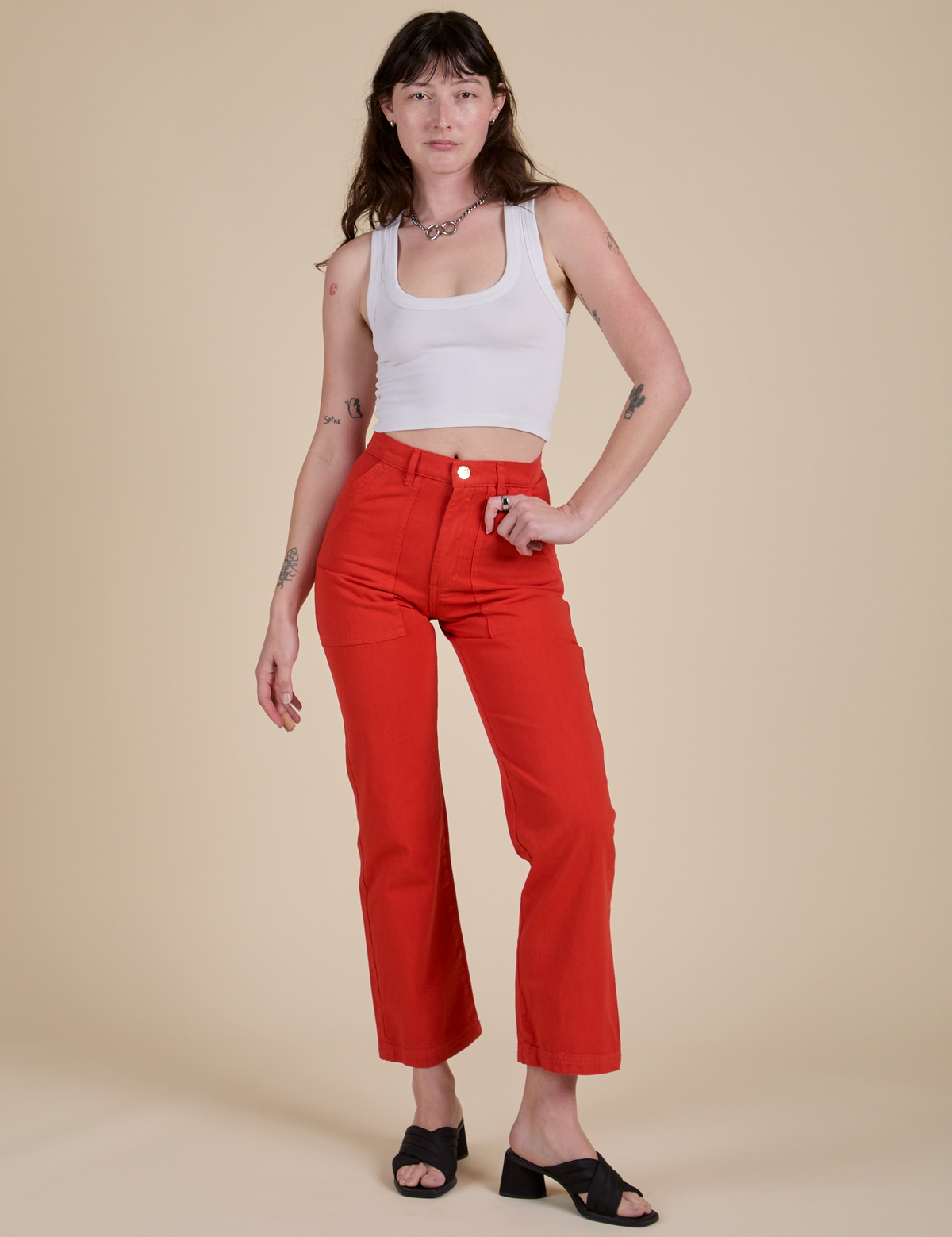 Work Pants - Mustang Red